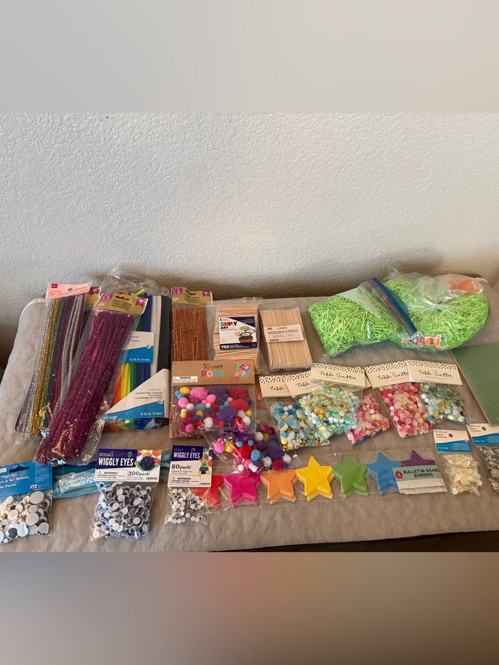 Assorted Arts & Crafts Supplies Classroom Homeschool Gifts Bundle